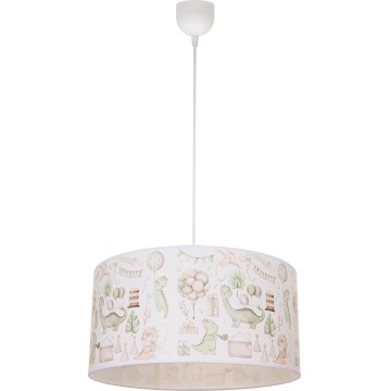 Dětský lustr KIDS ROOM 1xE27/60W/230V pr. 40 cm dinosaurus
