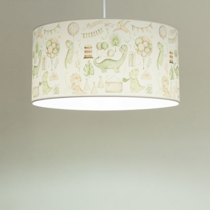 Dětský lustr KIDS ROOM 1xE27/60W/230V pr. 40 cm dinosaurus
