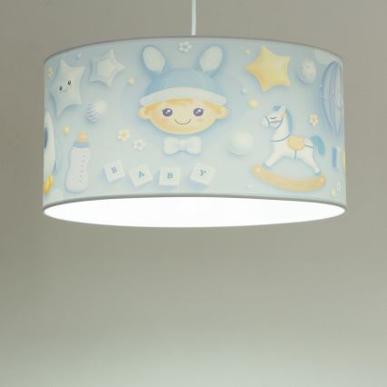 Dětský lustr KIDS ROOM 1xE27/60W/230V pr. 40 cm kosmonaut