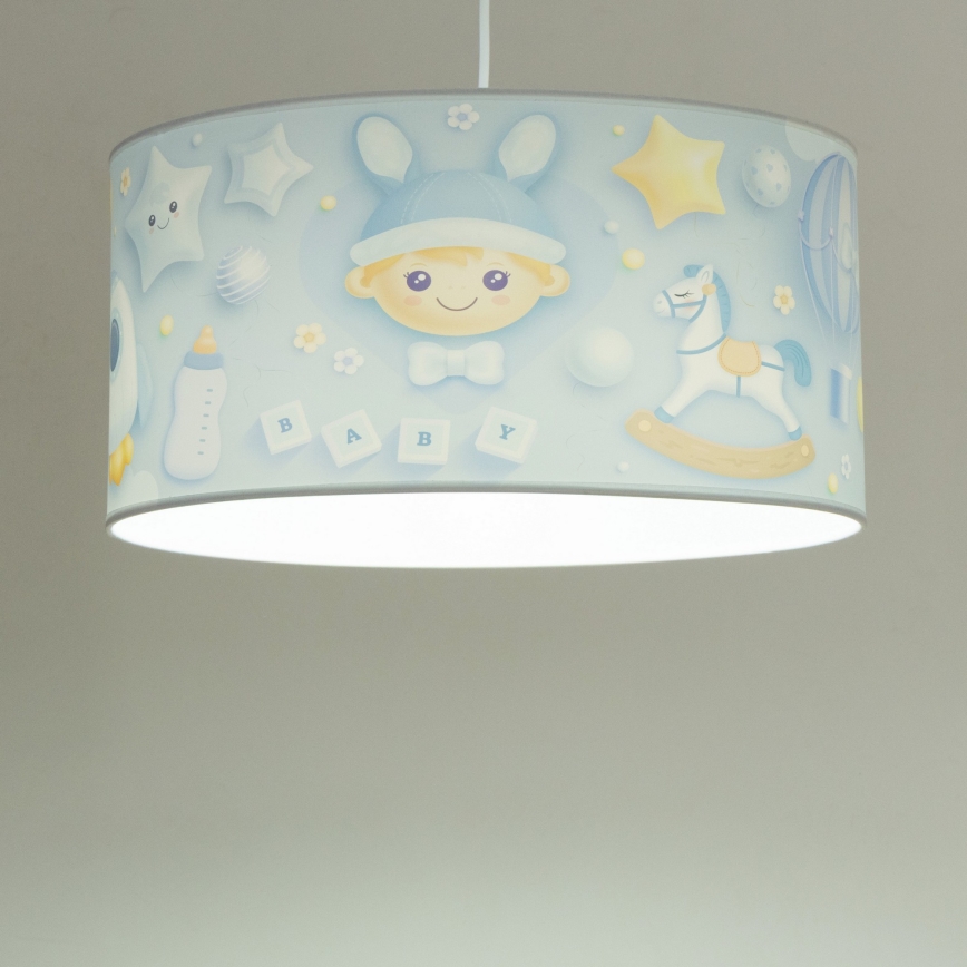 Dětský lustr KIDS ROOM 1xE27/60W/230V pr. 40 cm kosmonaut