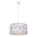 Dětský lustr KIDS ROOM 1xE27/60W/230V pr. 40 cm medvídek