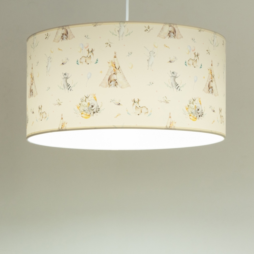 Dětský lustr KIDS ROOM 1xE27/60W/230V pr. 40 cm zvířátka