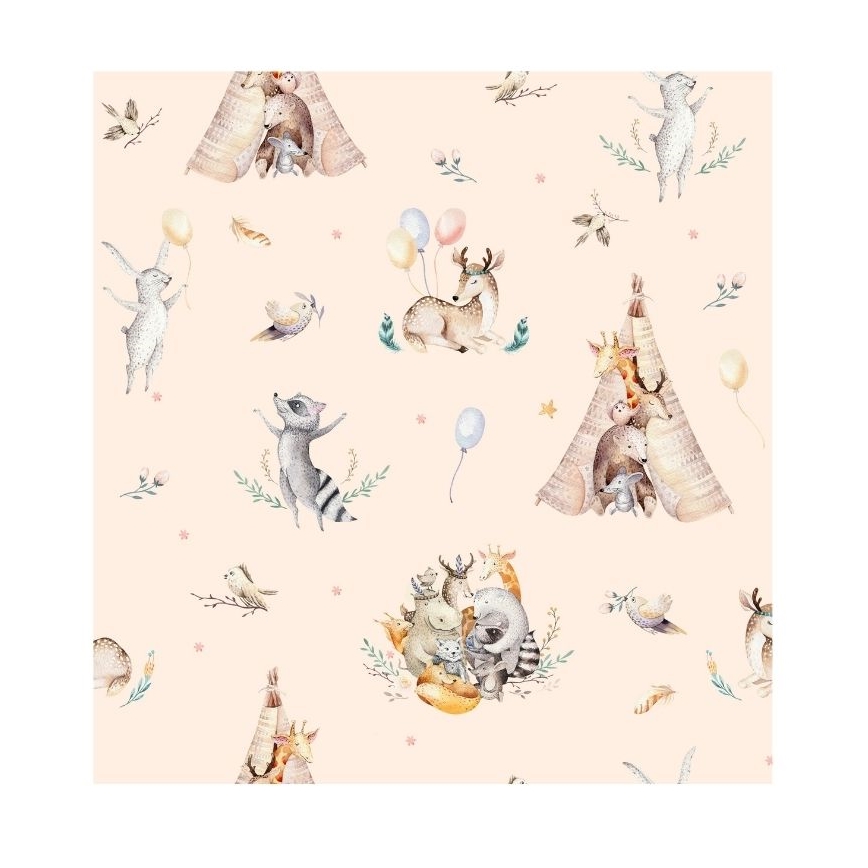 Dětský lustr KIDS ROOM 1xE27/60W/230V pr. 40 cm zvířátka