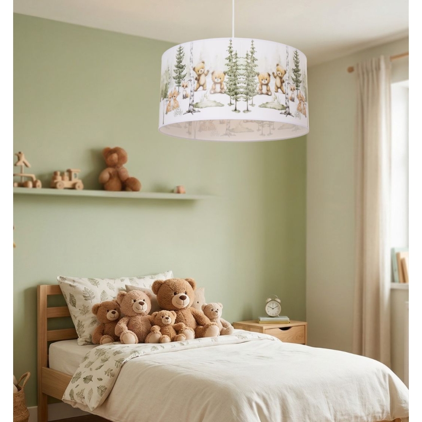 Dětský lustr KIDS ROOM 1xE27/60W/230V pr. 40 cm zvířátka