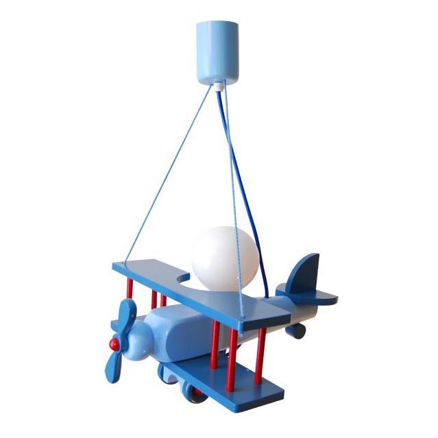 Dětský lustr LETADLO 1xE27/60W/230V