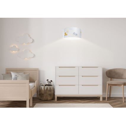 Dětský lustr na lanku SWEET DREAMS 1xE27/60W/230V pr. 30 cm