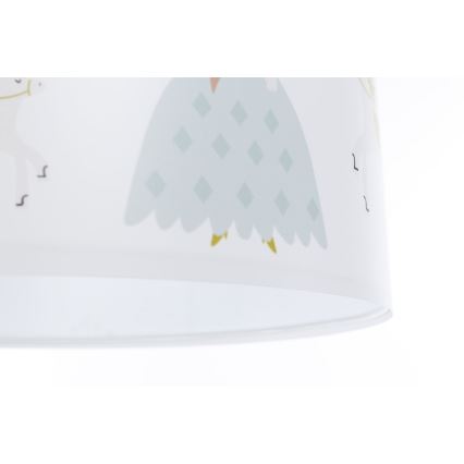 Dětský lustr na lanku SWEET DREAMS 1xE27/60W/230V pr. 30 cm
