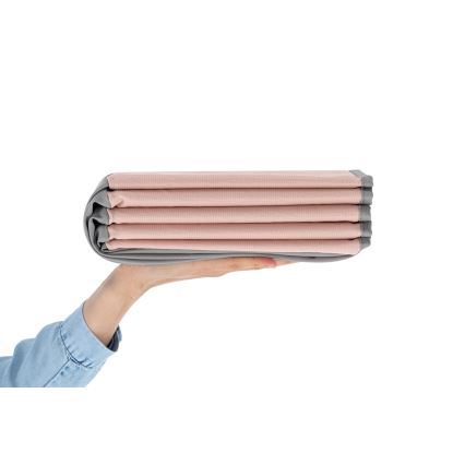 Dětský suchý bazén s míčky pr. 80 cm růžová/šedá