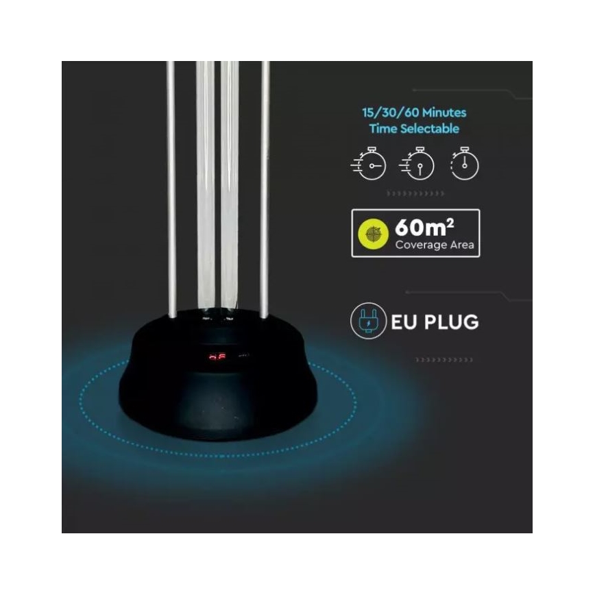 Dezinfekční germicidní lampa se senzorem UVC/38W/230V