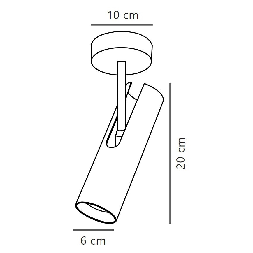 DFTP by Nordlux - Bodové svítidlo MIB 1xGU10/8W/230V černá