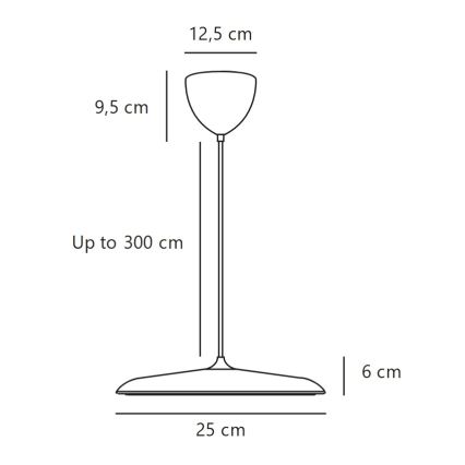 DFTP by Nordlux - LED Stmívatelný lustr na lanku ARTIST LED/14W/230V 3000K
