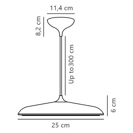 DFTP by Nordlux - LED Stmívatelný lustr na lanku ARTIST LED/14W/230V pr. 25 cm měděná