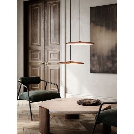 DFTP by Nordlux - LED Stmívatelný lustr na lanku ARTIST LED/24W/230V pr. 40 cm měděná