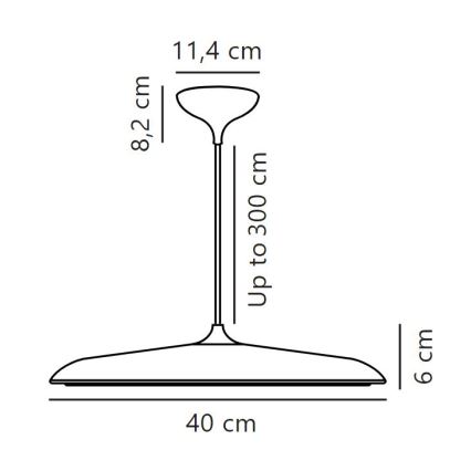 DFTP by Nordlux - LED Stmívatelný lustr na lanku ARTIST LED/24W/230V pr. 40 cm měděná