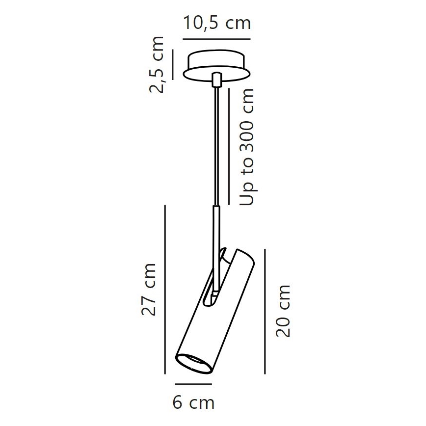 DFTP by Nordlux - Lustr na lanku MIB 1xGU10/8W/230V černá