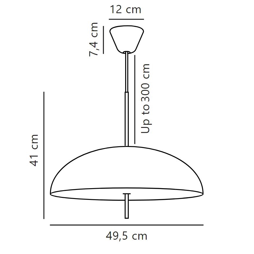 DFTP by Nordlux - Lustr na lanku VERSALE 2xE27/15W/230V černá