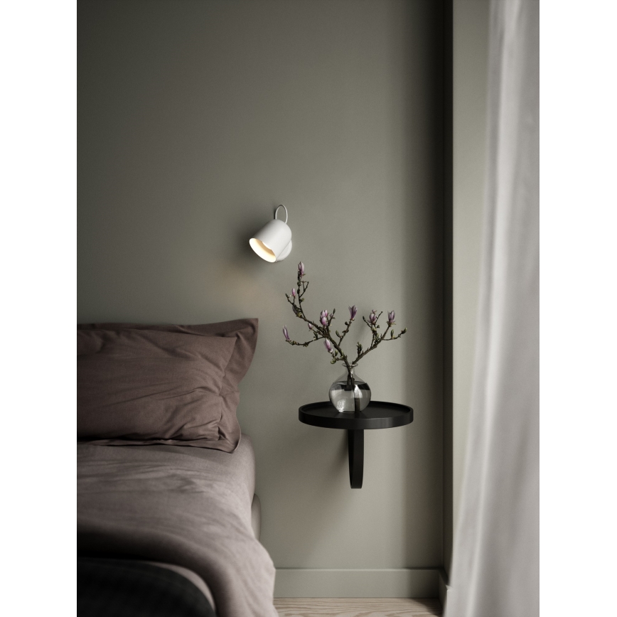 DFTP by Nordlux - Nástěnné bodové svítidlo s USB portem ANGLE 1xGU10/25W/230V bílá