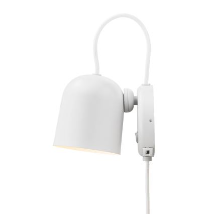 DFTP by Nordlux - Nástěnné bodové svítidlo s USB portem ANGLE 1xGU10/25W/230V bílá