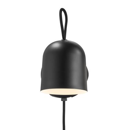 DFTP by Nordlux - Nástěnné bodové svítidlo s USB portem ANGLE 1xGU10/25W/230V černá