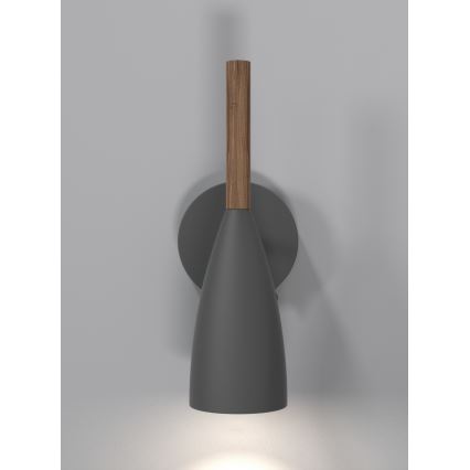 DFTP by Nordlux - Nástěnné bodové svítidlo PURE 1xGU10/8W/230V šedá