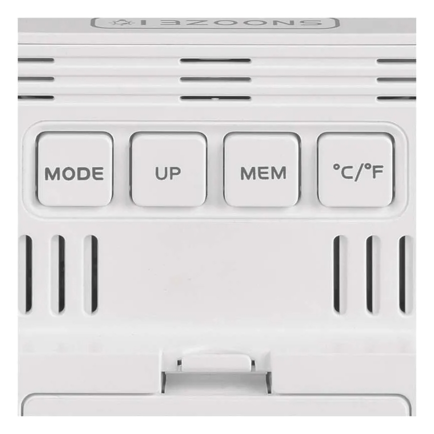 Digitálmí teploměr s vlhkoměrem 1xAA bílá