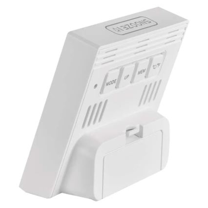 Digitálmí teploměr s vlhkoměrem 1xAA bílá