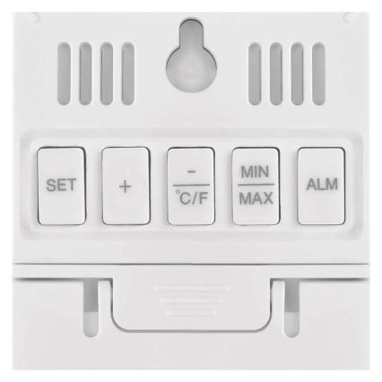 Digitálmí teploměr s vlhkoměrem 2xAAA bílá