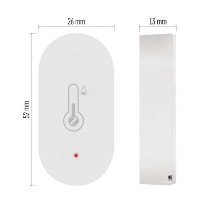 Digitální bezdrátový teploměr GoSmart 1×CR2032