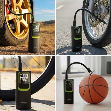 Digitální kapesní kompresor 5V 8000 mAh černá