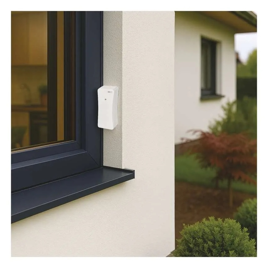 Digitální teploměr s vlhkoměrem 2xAAA bílá