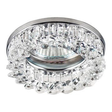 Downlight Family 1xGU10/50W Chrom/křišťál kruh