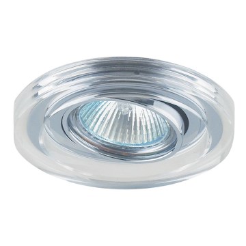Downlight Family 1xGU10/50W Chrom/křišťál kruh/náklopné Downlight Family 1xGU10/50W Chrom/křišťál kruh/náklopné