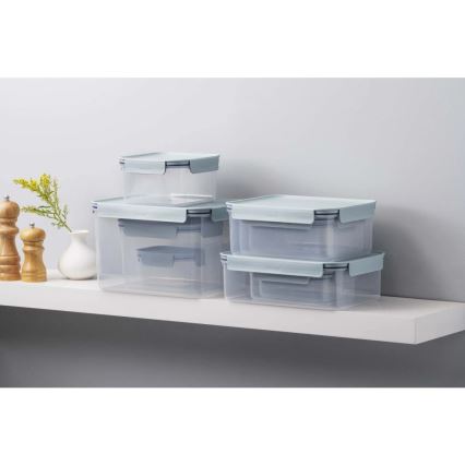 Dóza na potraviny CLASSIC PLUS 385 ml modrá/čirá