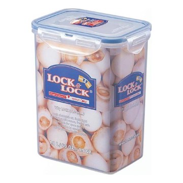 Dóza na potraviny LOCK 1,8 l modrá/čirá