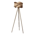 Dřevěná stojací lampa 1xE27/60W/230V masiv/dýha/jasan