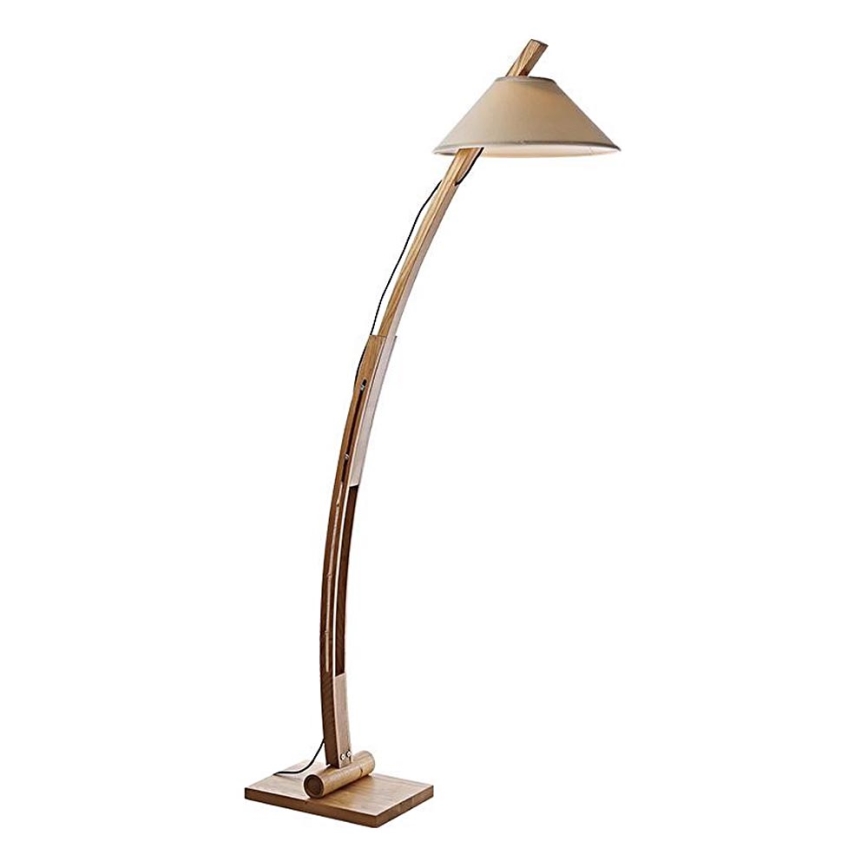 Dřevěná stojací lampa 1xE27/60W/230V masiv/jasan