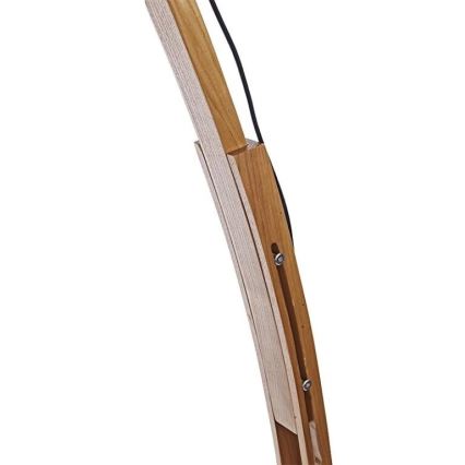 Dřevěná stojací lampa 1xE27/60W/230V masiv/jasan