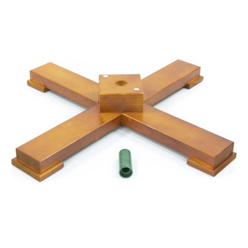 Dřevěný stojan na vánoční stromek s průměrem držáku 33 mm