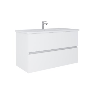Dřevojas - Koupelnová skříňka s umyvadlem BANO 100x47 cm bílá