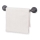 Držák ručníku BORURAF 7x47 cm šedá