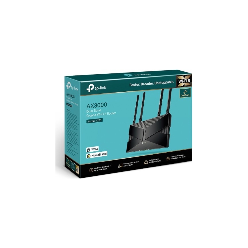 Dual Band Gigabit Wi-Fi 6 Router