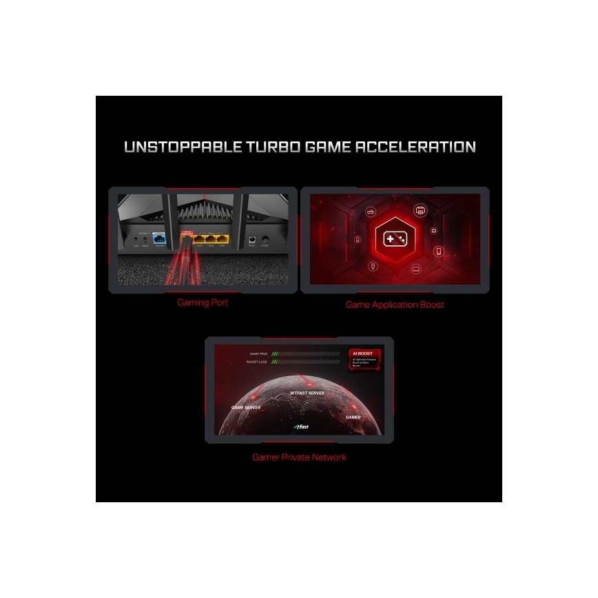 Dual Band Wi-Fi 7 Gaming Router