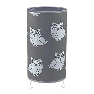 Duolla - Dětská stolní lampa OWL 1xE27/40W/230V pr. 15 cm
