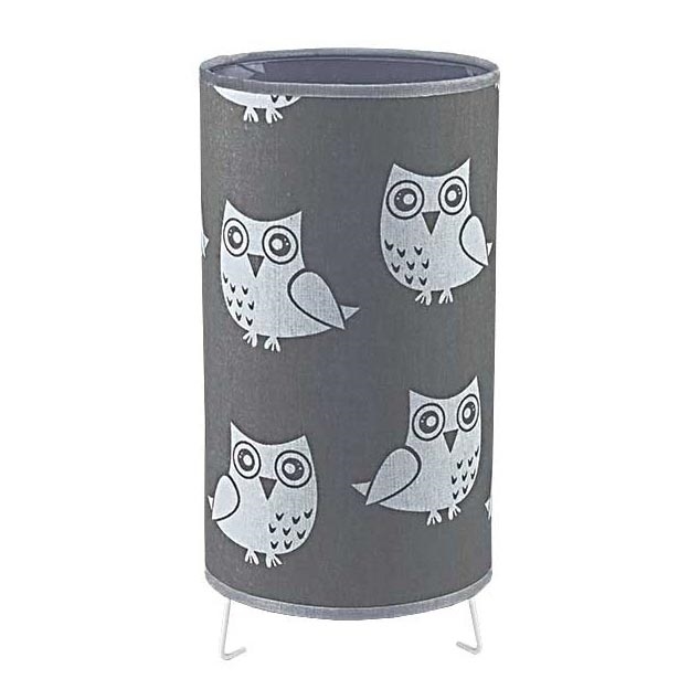 Duolla - Dětská stolní lampa OWL 1xE27/40W/230V pr. 15 cm