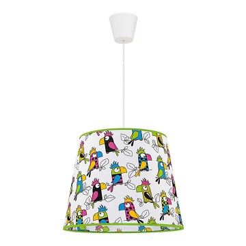 Duolla - Dětský lustr na lanku ARA 1xE27/40W/230V pr. 38 cm