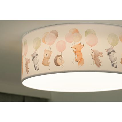 Duolla - LED Dětské stropní svítidlo CORTINA LED/26W/230V pr. 40 cm 4000K