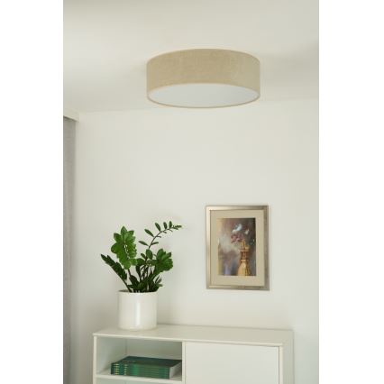 Duolla - LED Stropní svítidlo CORTINA LED/26W/230V pr. 30 cm 4000K béžová