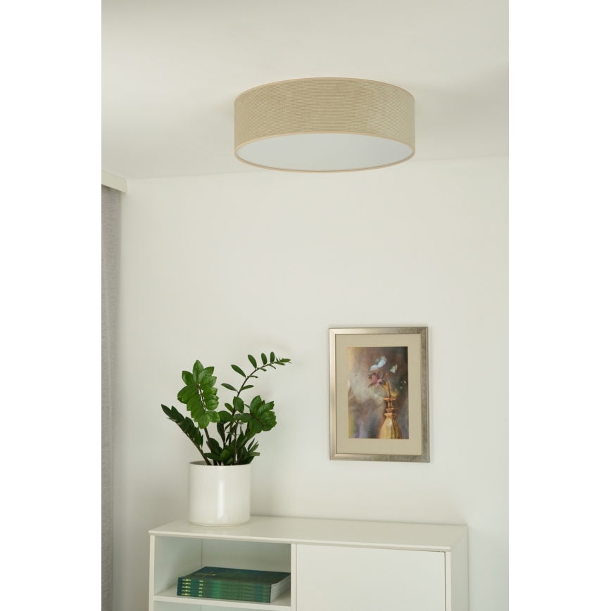Duolla - LED Stropní svítidlo CORTINA LED/26W/230V pr. 30 cm 4000K béžová