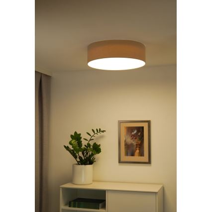 Duolla - LED Stropní svítidlo CORTINA LED/26W/230V pr. 30 cm 4000K béžová