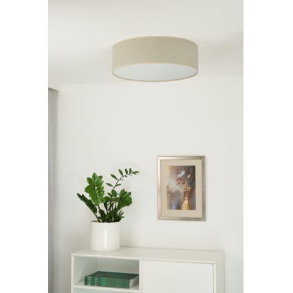 Duolla - LED Stropní svítidlo CORTINA LED/26W/230V pr. 30 cm 4000K béžová